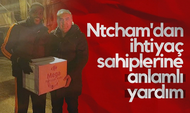 Samsunsporlu Ntcham’dan İhtiyaç Sahiplerine Anlamlı Yardım