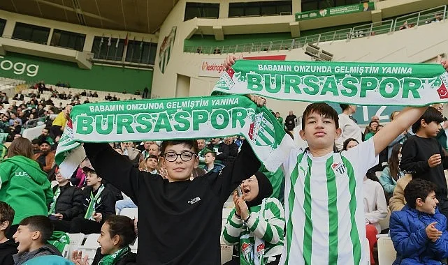 Osmangazili çocuklar maç heyecanı yaşadı