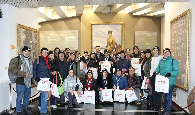 Manisa Büyükşehir Belediyesi, İzmirli Turist Rehberlerini Ağırladı