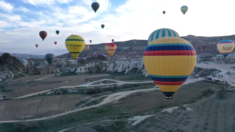 Kapadokya’da 2025 yılının ilk 2 ayında turist sayısı geçen yıla kıyasla arttı
