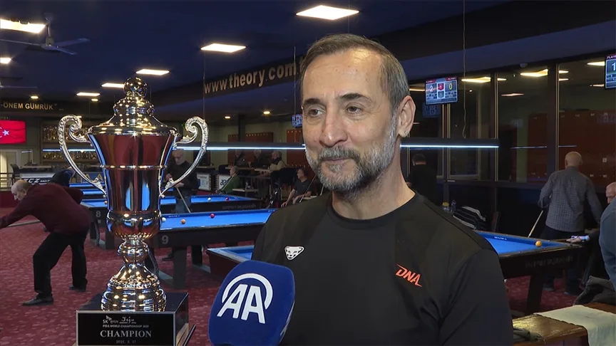 Semih Saygıner, Dünya Şampiyonası’nda iki Türk bilardocunun final oynamasından memnun