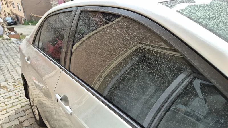 Tekirdağ’a çamur yağdı