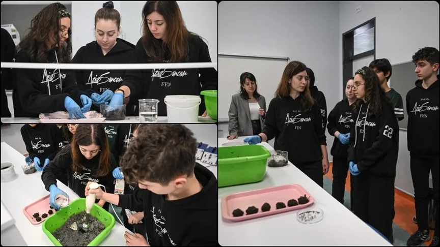 Öğrenciler, yangından etkilenen Kızılcahamam’da tohum bombalarını toprakla buluşturacak