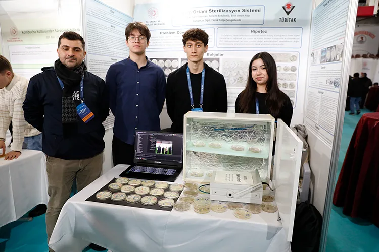 Samsun’da lise öğrencileri yaşam alanlarını temizleyen sterilizasyon sistemi geliştirdi