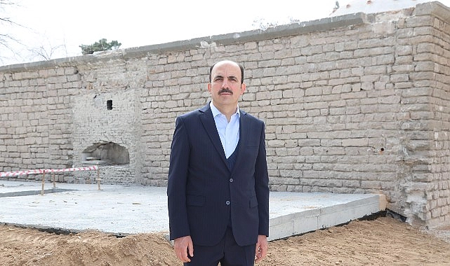 Başkan Altay 600 Yıllık Tarihi Hamamın Su Müzesi Olacağını Açıkladı