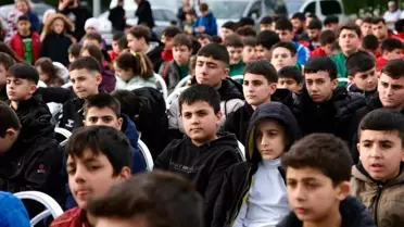 Bursa’da güreş salonunun temeli atıldı.