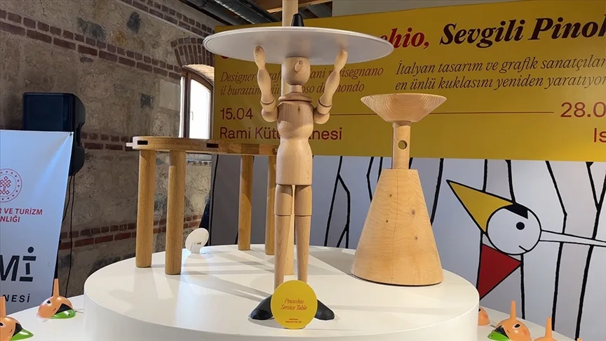 “Sevgili Pinokyo” sergisi Rami Kütüphanesi’nde açıldı