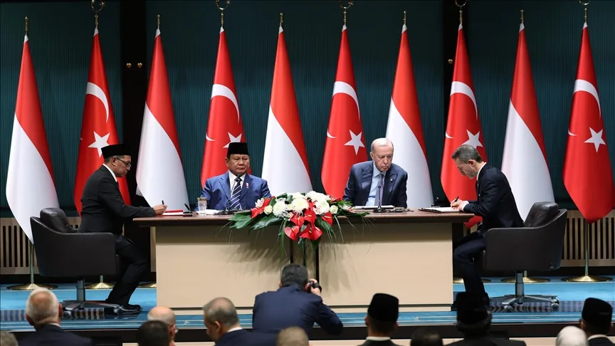 Türkiye ile Endonezya arasında 3 anlaşma imzalandı