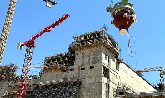Akkuyu NGS 2’nci güç ünitesinde ana sirkülasyon pompalarının montajı tamamlandı