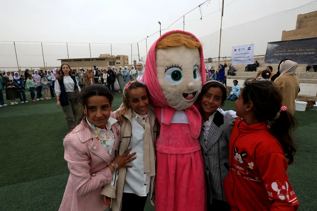 Yeryüzü Çocukları Derneği, Şam’da 500 yetim çocuk için eğlence düzenledi