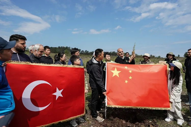 Türkiye-Çin dostluğunun sembolü 10 bin fidan toprakla buluştu