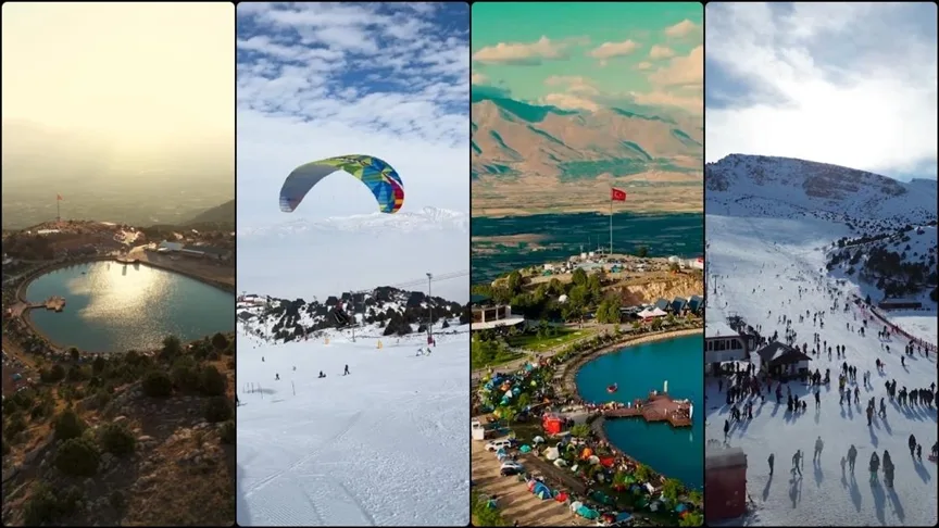 Erzincan’daki Ergan Dağı Kayak Merkezi 1 milyon 900 bin ziyaretçi ağırladı