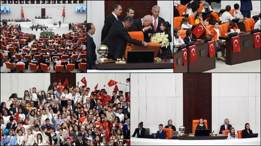 TBMM’deki 23 Nisan etkinliklerine rekor ziyaretçi