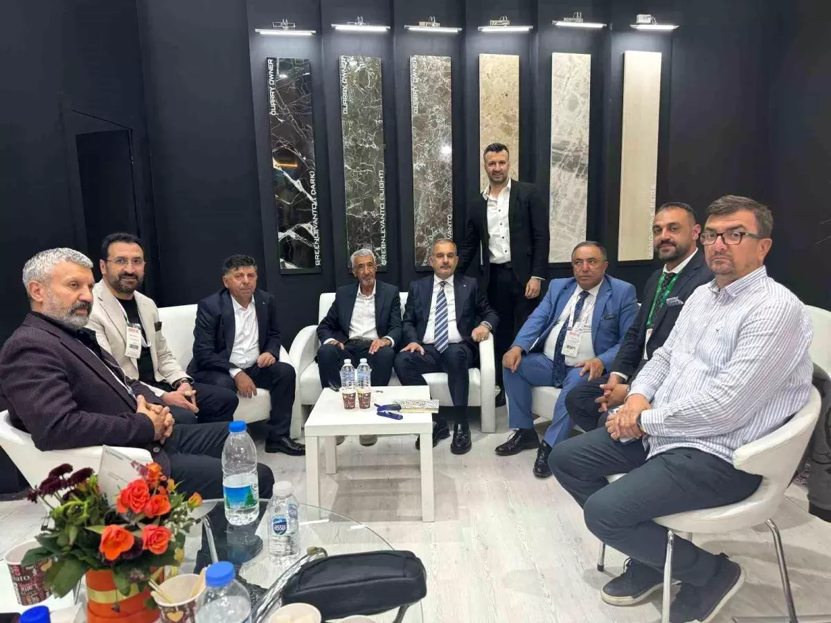 Elazığ Ticaret ve Sanayi Odası Başkanı İdris Alandan, Mermer Fuarı Ziyareti