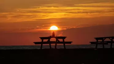 Samandağ’da Kartpostallık Gün Batımı