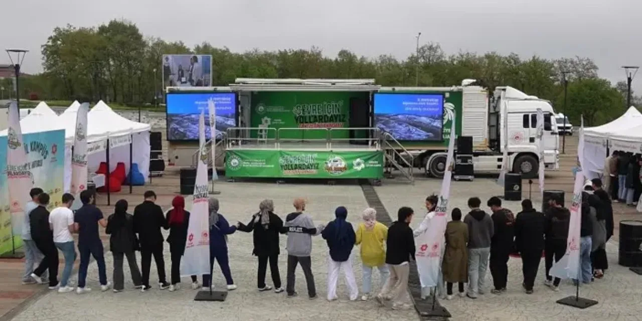  Çevre Tırı Doğa Sevgisi Aşıladı