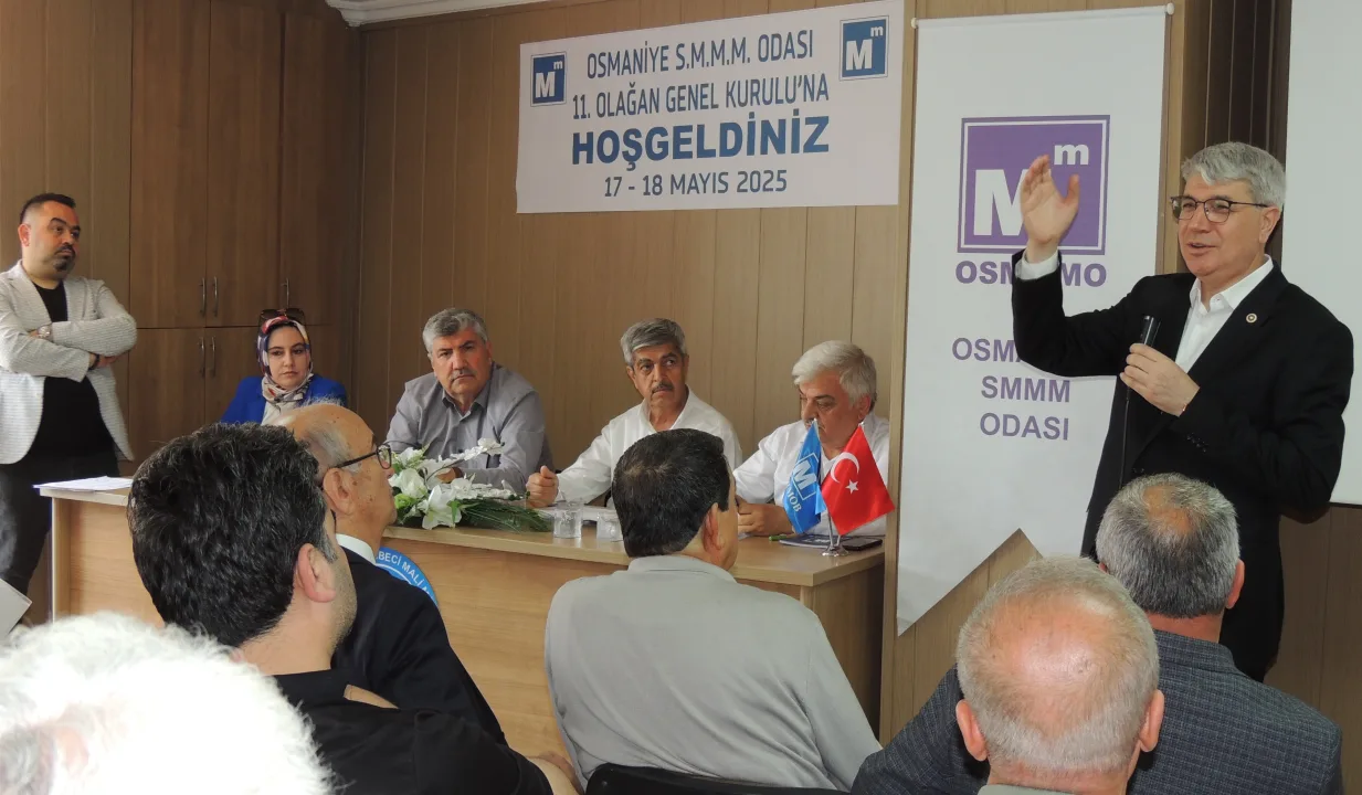 Osmaniye Serbest Muhasebeci Mali Müşavirler Odası Başkanlığına Sebahattin Aydoğan Seçildi