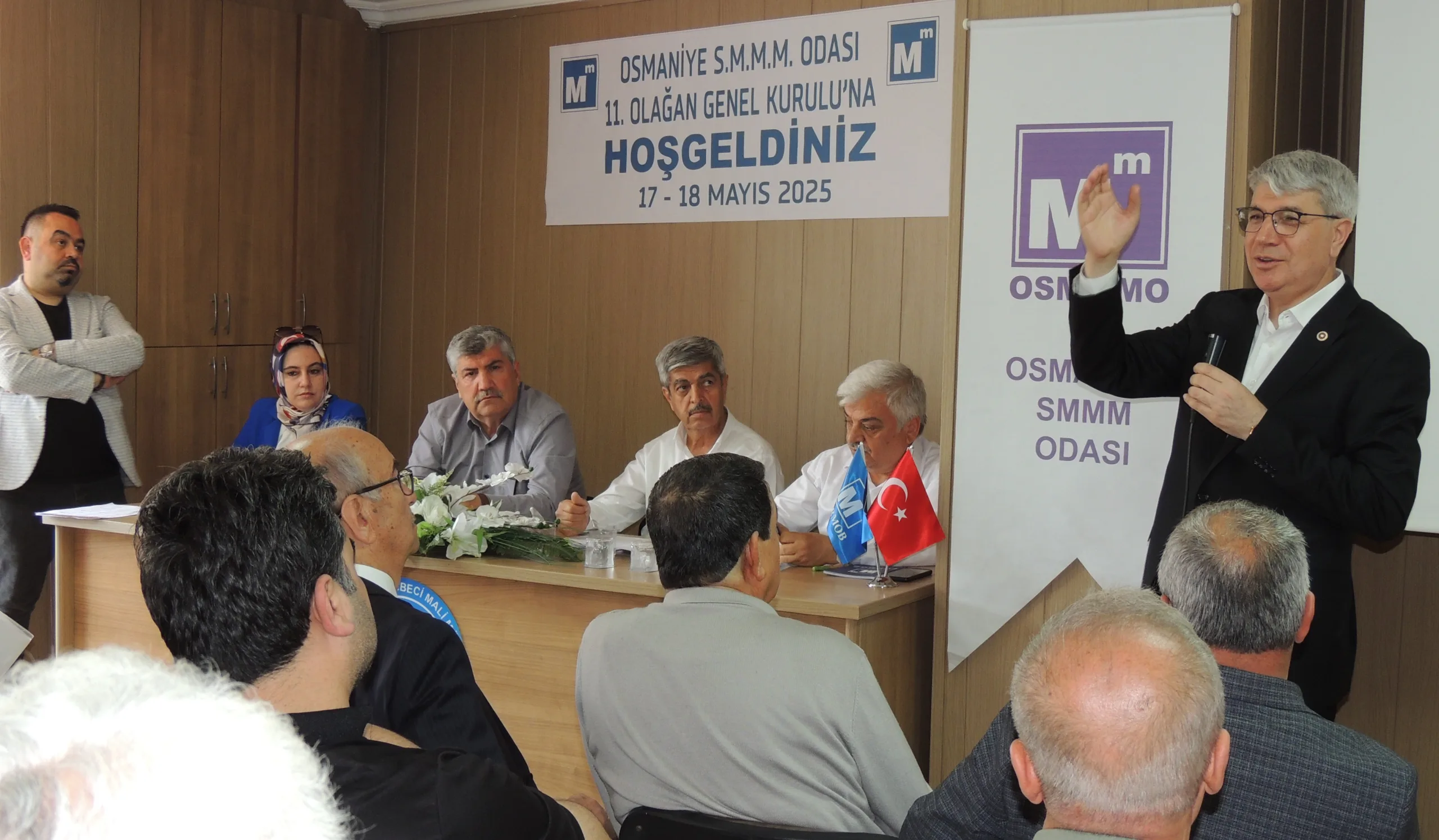 Osmaniye Serbest Muhasebeci Mali Müşavirler Odası Başkanlığına Sebahattin Aydoğan Seçildi