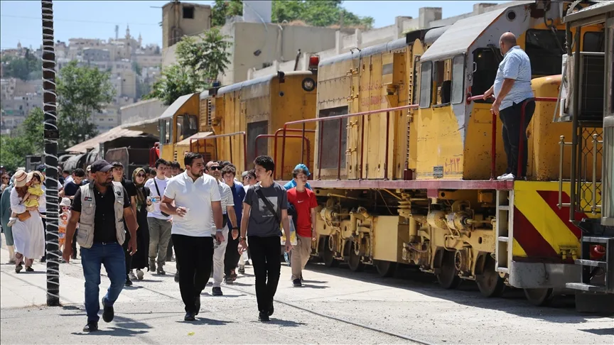 Ürdün Hicaz Demiryolu Kurumu, ülkede ikamet eden Türkler için tren gezisi düzenledi