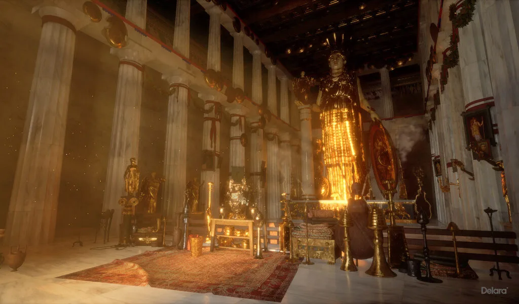 Araştırma, Parthenon’un Antik Çağda Athena için Muhteşem ışık efektlerini Ortaya Çıkarıyor