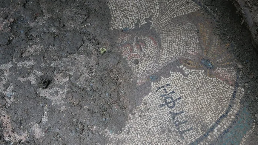 Kaçak kazıda ortaya çıkarılan “Roma mozaiği” Zile’nin tanıtımına katkı sunacak