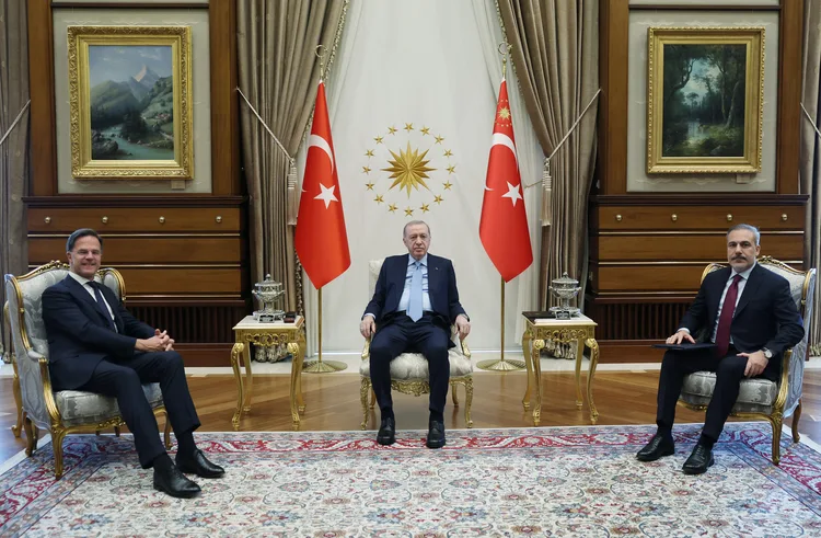 Cumhurbaşkanı Erdoğan, NATO Genel Sekreteri Rutte’yi kabul etti