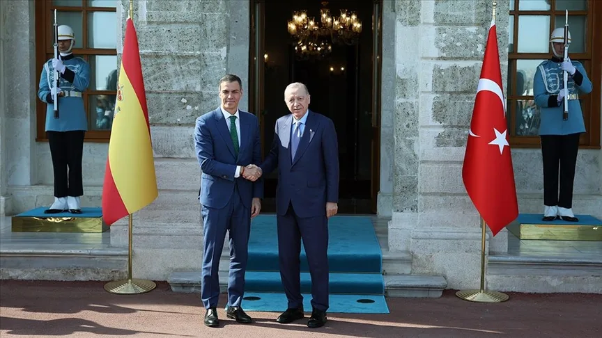 Cumhurbaşkanı Erdoğan, İspanya Başbakanı Sanchez’i kabul etti