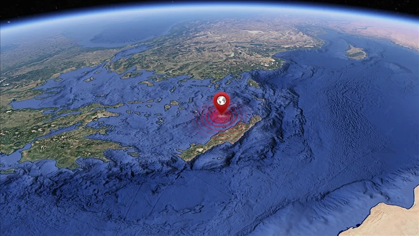 Girit Adası açıklarında 6,2 büyüklüğünde deprem
