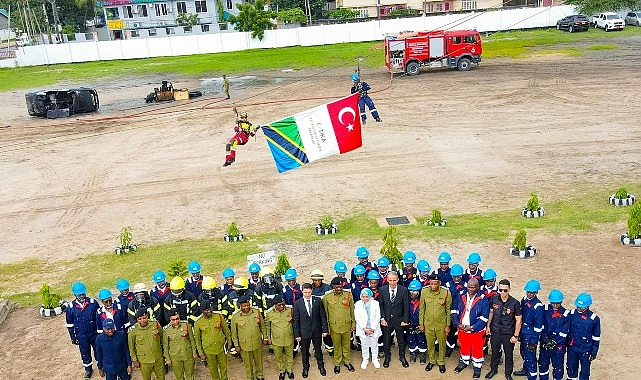 Konya Büyükşehir İtfaiyesi Tanzanya’da Yangın ve Arama Kurtarma Eğitimini Başarıyla Tamamladı