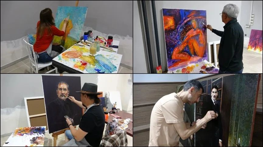 Türk dünyasından sanatçılar Erzurum’daki “8. Çoruh Plastik Sanatlar Çalıştayı”nda buluştu