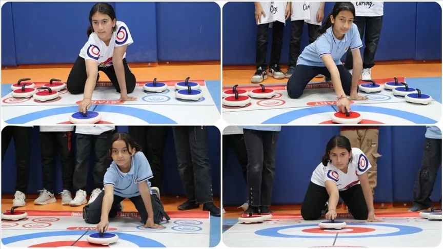 Dezavantajlı mahalledeki sporcu kızların Floor Curling’de hedefi Türkiye şampiyonluğu