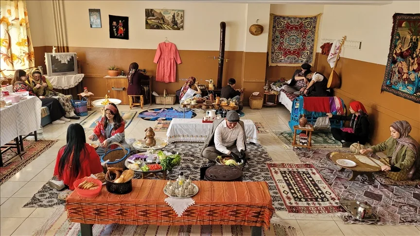 Samsun’da lise öğrencileri, kültürel mirası sınıflarında yaşattı