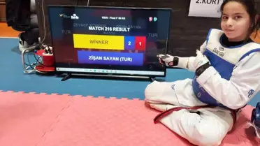 Zişan Sayan Kayseri TaeKwonDo Şampiyonu Oldu