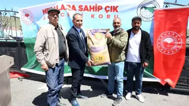 Kars’ta 60 Ton Korunga Tohumu Dağıtıldı