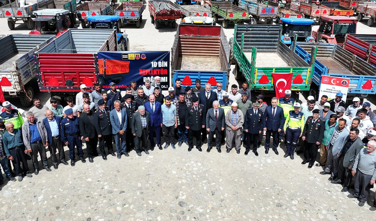 “Reflektör Tak, Görünür Ol” projesi ile çiftçilere 10 bin adet reflektör dağıtılacak
