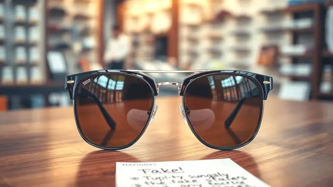 Optisyenlerden Sahte Güneş Gözlüğü Hakkında Kritik Uyarı