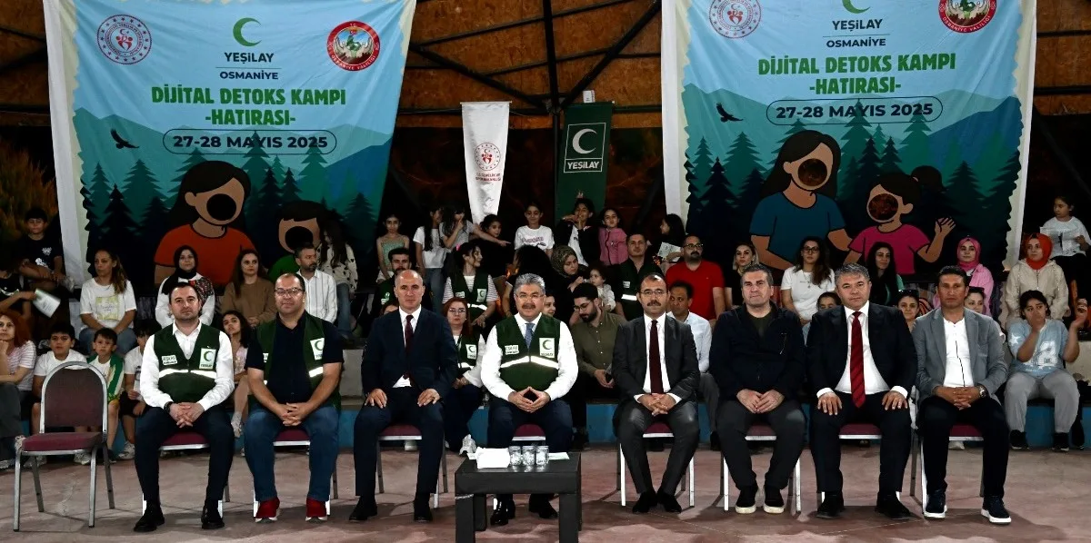 Türkiye’de İlk Yeşilay Dijital Detoks Kampı Osmaniye Aslantaş Kamp Alanında Yapıldı