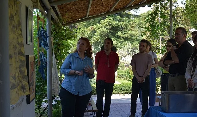 EÜ Botanik Bahçesi’nde tekstil sanatında biyo-tasarım uygulamalı olarak anlatıldı