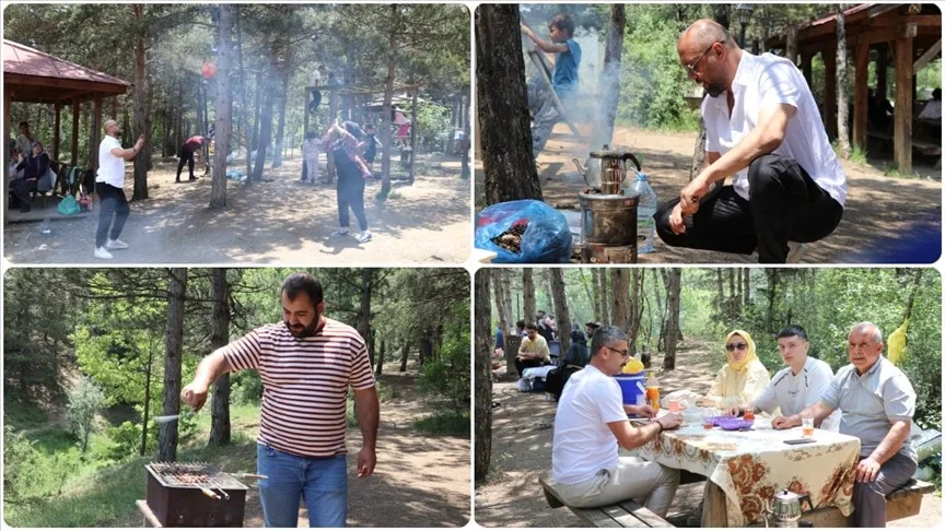 Yozgat’taki Çamlık Milli Parkı piknikçilerin uğrak noktası oldu