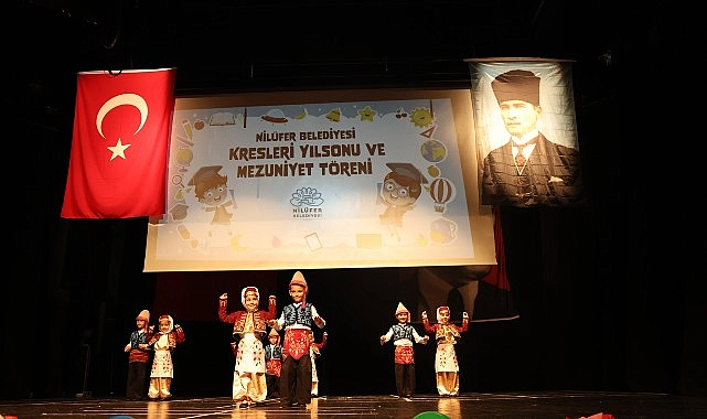 Nilüfer Belediyesi kreşlerinde yıl sonu heyecanı