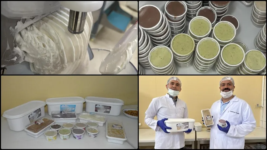 Üniversitenin tescilli markası manda sütlü dondurmayı herkesin tatması hedefleniyor