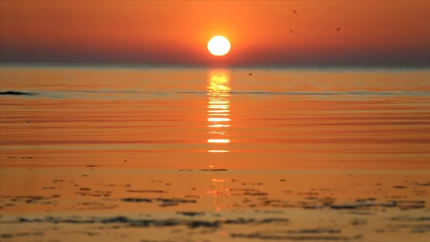 Ordu’da gün batımı seyri güzel bir manzara oluşturdu