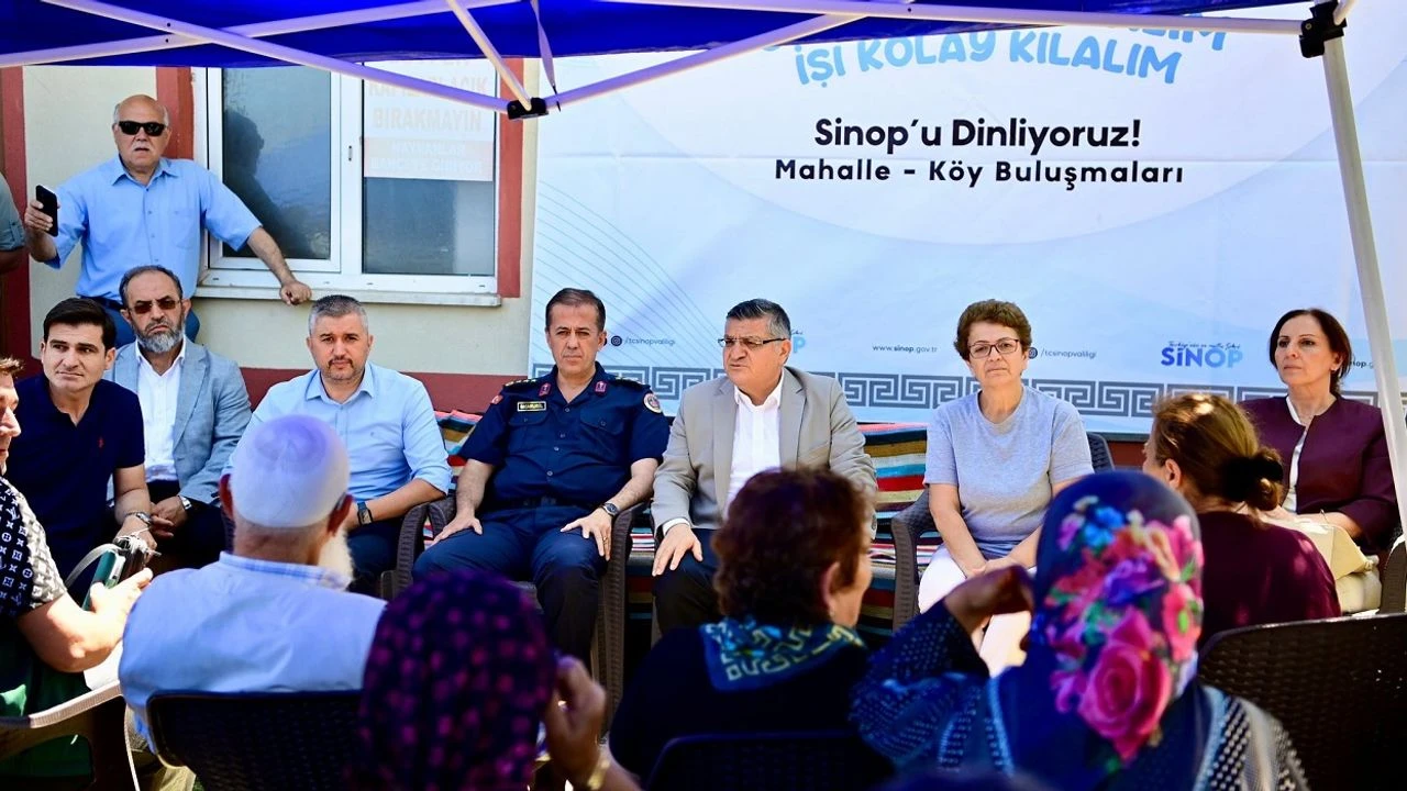 Vali Özarslan köylülerin taleplerini dinledi