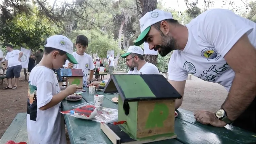 Babalar ve çocukları için 19 ilde “doğa kampı” düzenlendi