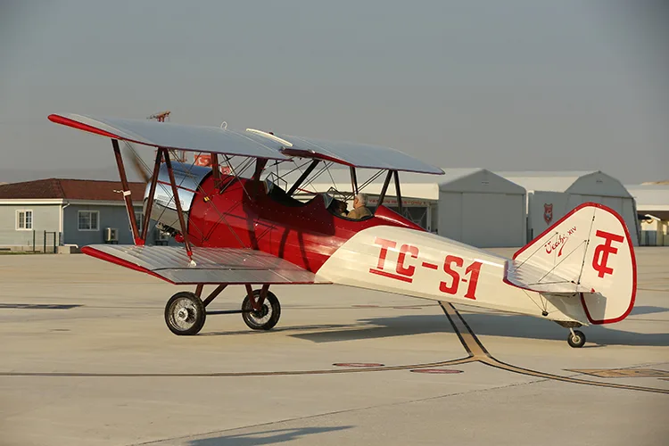 Vecihi Hürkuş’un uçağının replikası törenle müze envanterine katıldı