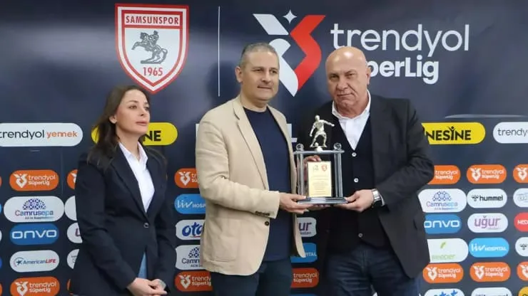 Samsunspor  Başkanı Yüksel Yıldırım’a ‘Yılın Bağımlılıkla Mücadeleye Gönül Veren Kulüp Başkanı’ ödülü