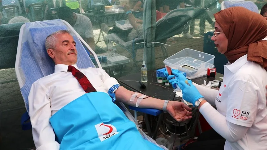 Gaziantep’te 43 belediye personeliyle başlayan kan bağışı kampanyası 66 bin üniteye ulaştı