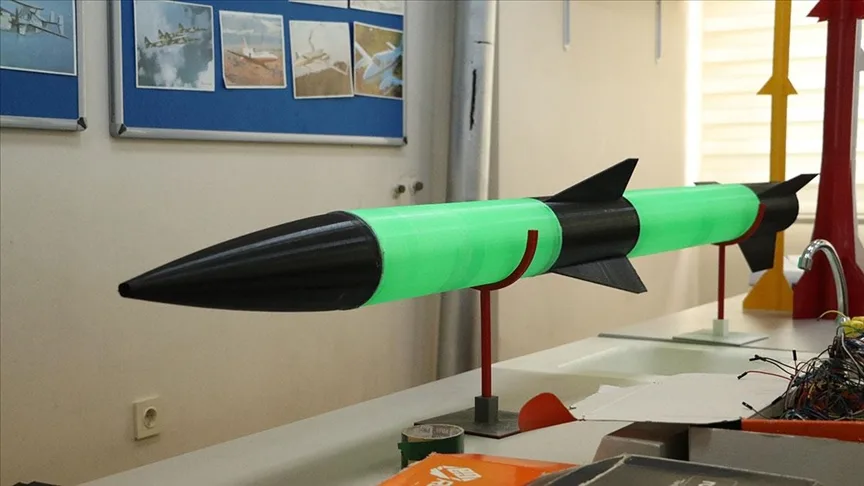 Tekirdağlı liseliler “ÇETİN-03” roketiyle TEKNOFEST birinciliğini hedefliyor