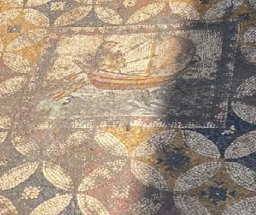 İznik’te kraliçenin sarayı olduğu iddia edilen mozaik ilk kez görüntülendi