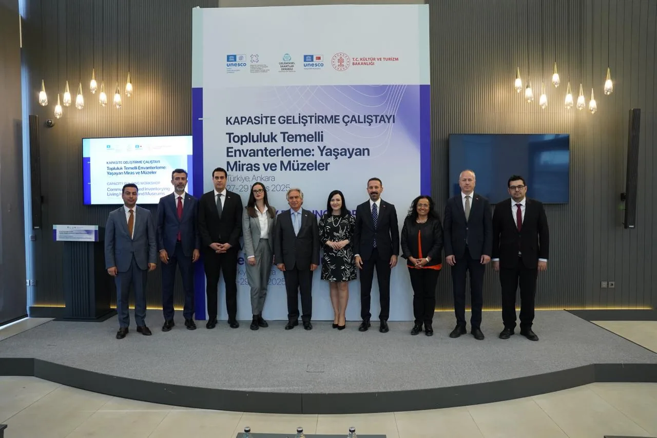 Millî Komisyonumuz İş Birliğinde Toplum Temelli Envanterleme: Yaşayan Miras ve Müzeler Çalıştayı Gerçekleştirildi.